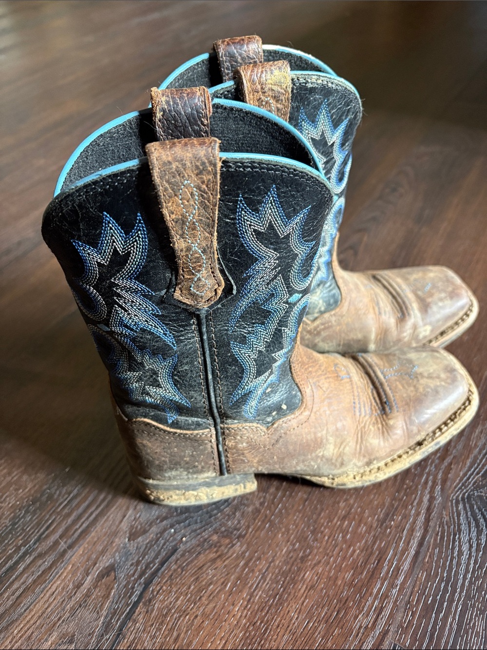 Ariat Youth Tombstone Square Toe Cowboy Boots